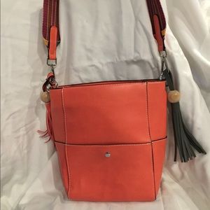 Orange handbag